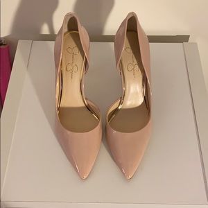 Jessica Simpson Pheona Patent Pumps - Light Pink